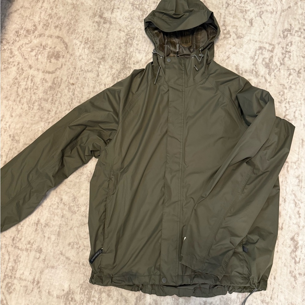 White Sierra Men's Forest Green Raincoat - Medium